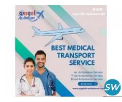 Select Angel  Air Ambulance Service in Lucknow With The  Best Emergency  ICU Facility - 1