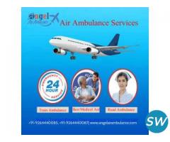 Get Low-Cost Angel  Air Ambulance Service in Jabalpur With ICU Facility