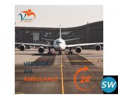 Take Vedanta Air Ambulance Service in Bhopal with High-tech CCU Facilities - 1