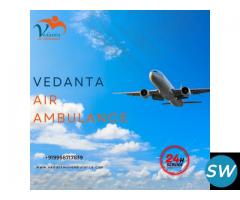 Take Advanced Vedanta Air Ambulance Service in Varanasi for immediate Transfer - 1