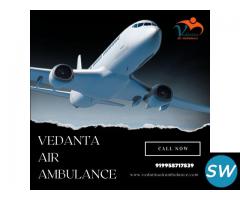 Use Advanced Vedanta Air Ambulance Service in Siliguri for Reliable Medical Team