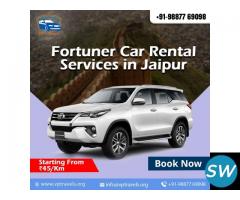 Fortuner hire Jaipur