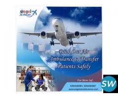 Hire Angel Air Ambulance Service in Ranchi with the World's Best Ventilator Setup