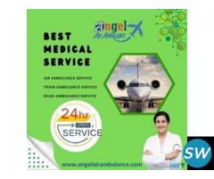 Get Angel  Air Ambulance Service In Lucknow With Multi Specialist Doctors - 1