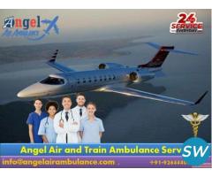 Select Angel Air Ambulance Service In Dimapur With Superior Medical Facilities