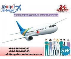 Pick Angel Air Ambulance Service in Bagdogra with Dedicated Medical Staff - 1
