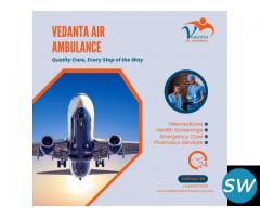 Pick Life-Care Vedanta Air Ambulance Service in Gorakhpur with Modern ICU Setup - 1