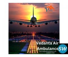Take Vedanta Air Ambulance Service in Bangalore with Life-Sustaining Medical Facilities - 1