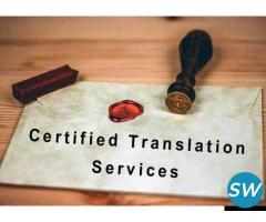 Certified translation services - 1