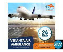Hire State-of-the-art Vedanta Air Ambulance Service in Bangalore with Life-care Patient Transfer - 1