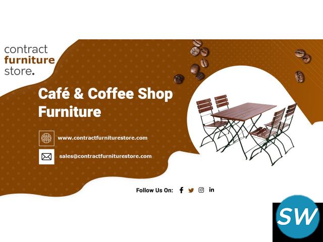Cafe Contract Furniture, Stylish Led Coffee Shop Furniture - 1