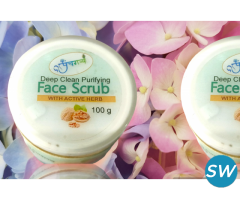Buy Online Panchgavya Face Scrub : makes skin soft, beautiful ,glowing.