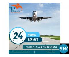 Hire Advanced Vedanta Air Ambulance Service in Mumbai with Advanced ICU Setup - 1