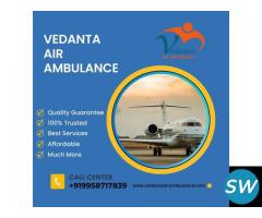 Take World-Class Vedanta Air Ambulance Service in Dibrugarh with Life-Care Medical Features - 1