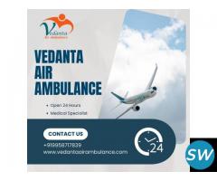 Use First-class Vedanta Air Ambulance Services in Siliguri with Life-Care Medical Facilities