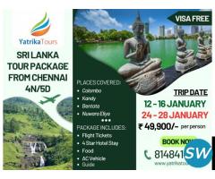 Srilanka Tour Package from Chennai