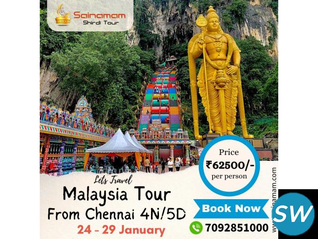 Malaysia Tour Package from Chennai 4N/5D - 1