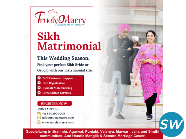 Finding Your Perfect Match with TruelyMarry Sikh M - 1
