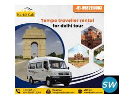 Tempo traveller rental for delhi tour