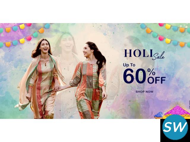 Festive Holi Sale Upto 60% OFF At SHREE - 1