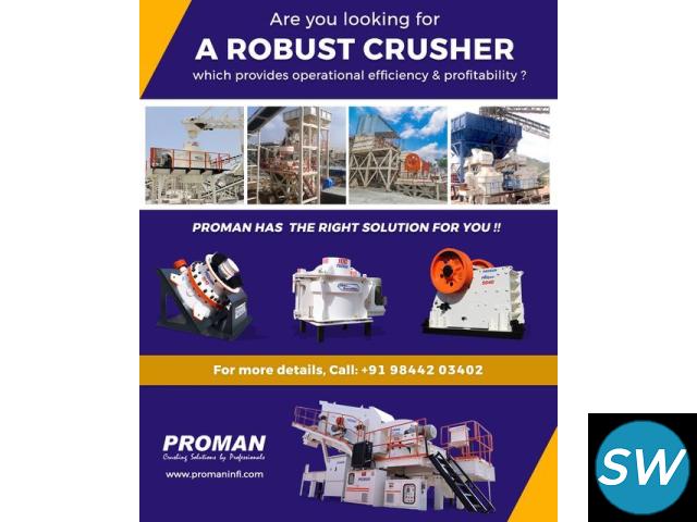 Crusher of the highest quality | Proman - 1