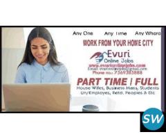 Full Time /  Part Time  Home Based Data Entry Jobs