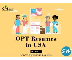 OPT Resumes in USA - 1
