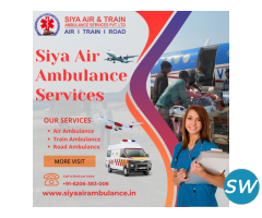 Siya Air Ambulance Service in Ranchi - Fly With th