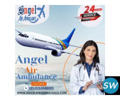 Angel Air Ambulance in Ranchi provides Advanced Me