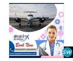 Get Angel Air Ambulance in Kolkata Cost - 1