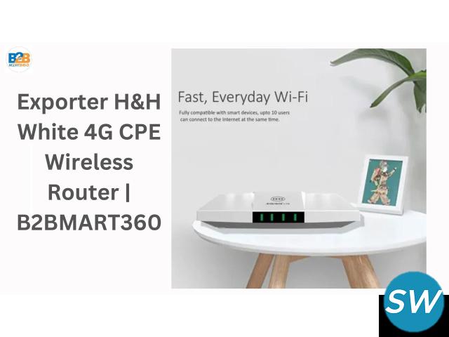 Exporter H&H White 4G CPE Wireless Router - 1
