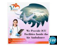 Air Ambulance Services Ahmedabad offers Bed-to-Bed - 1