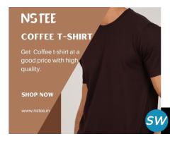 Coffee colour t-shirt - 1