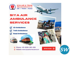 Siya Air Ambulance Service in Ranchi - Shift with - 1