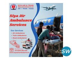 Siya Air Ambulance Service in Kolkata - With All t - 1