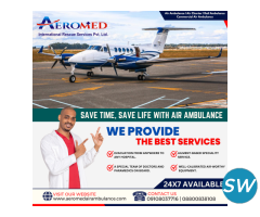 Aeromed Air Ambulance Service in Patna – Just Go N - 1