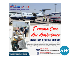 Aeromed Air Ambulance Service in Kolkata – Arrival