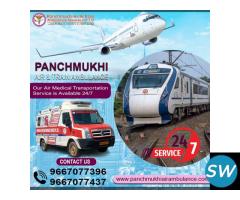 Take Amazing Panchmukhi Train Ambulance Service in