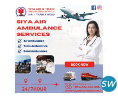Siya Air Ambulance Service in Patna - Total Advanc