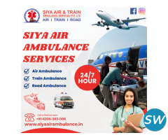 Siya Air Ambulance Service in Patna - High-Class A - 1