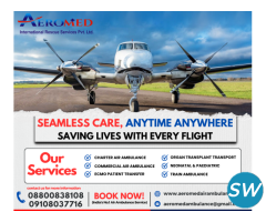Aeromed Air Ambulance Service in Delhi - Just Go f