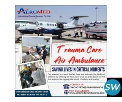 Aeromed Air Ambulance Service in Patna - Arrive Wi