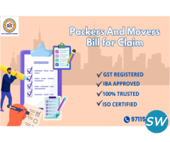 Packers and Movers Bill For Claim, Original GST Bi - 1