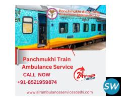 Hire Panchmukhi Train Ambulance Service in Patna