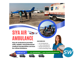 Siya Air Ambulance Service in Ranchi - Provides Al