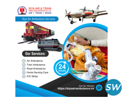 Siya Air Ambulance Service in Kolkata - Equipped t