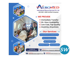 Aeromed Air Ambulance Service in Hyderabad - Solve