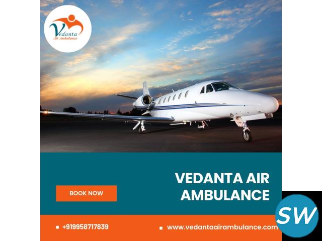 At a low cost Choose Vedanta Air Ambulance - 1