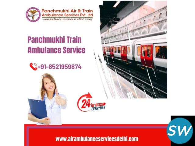 Take Panchmukhi Train Ambulance Service in Patna - 1