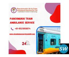 Take Panchmukhi Train Ambulance Service in Ranchi
